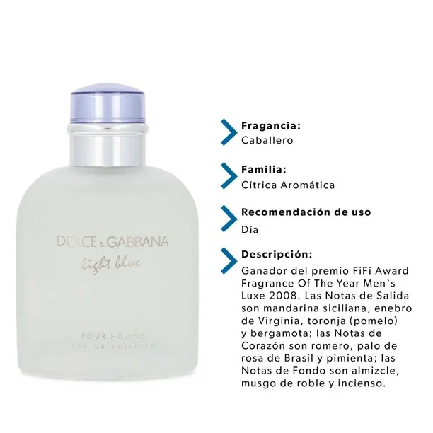 DOLCE & GABBANA LIGHT BLUE MEN